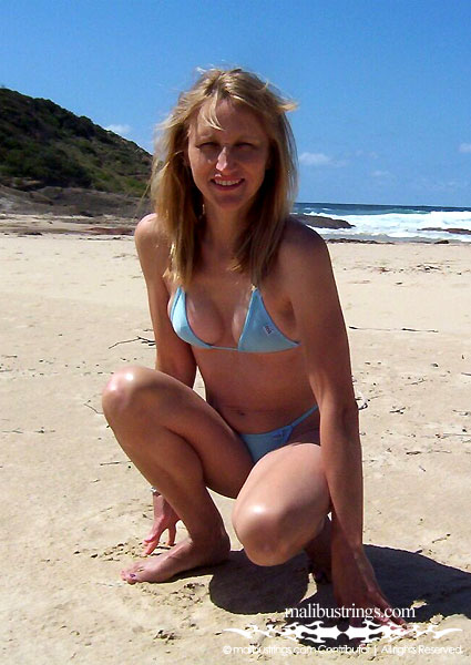 Kylie in a Malibu Strings Bikini.