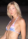 bekka in a malibu strings bikini