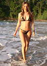 jeannette in a malibu strings bikini