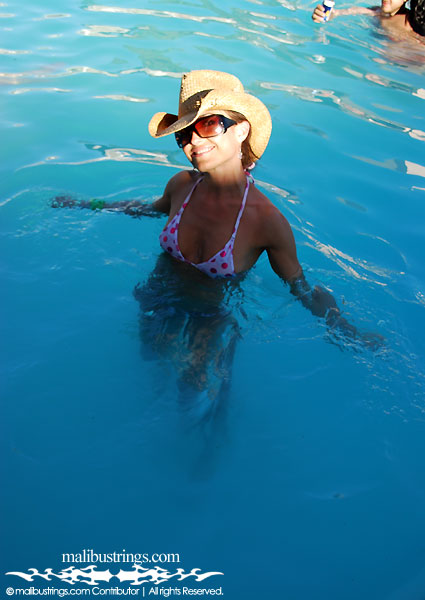 Angela in a Malibu Strings bikini in New Jersey, Las Vegas, & Missouri.