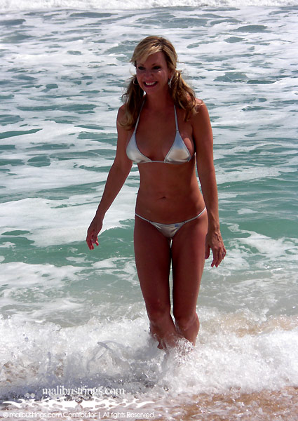 Kym in a Malibu Strings bikini in Mexico.