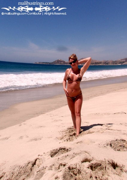 Janna in a Malibu Strings bikini in Cabo San Lucas.