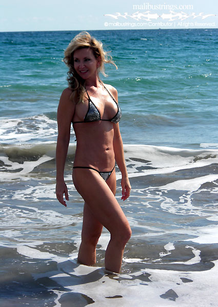 Kym in a Malibu Strings bikini in Mexico.