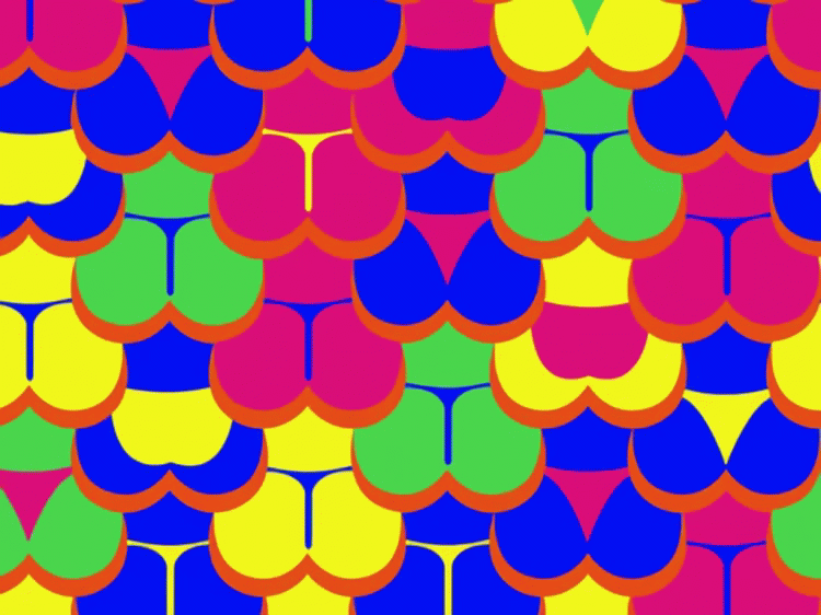Neon Thongs Print - 01