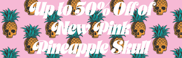 New Pink Pineapple Skull Sale