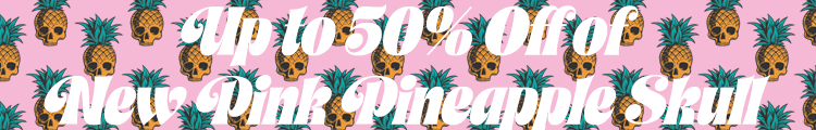 New Pink Pineapple Skull Sale