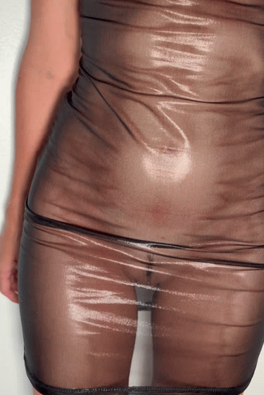 Play Ball Ultrasheen Black Dress Video - 01