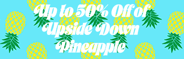 Upside Down Pineapple - Turquoise