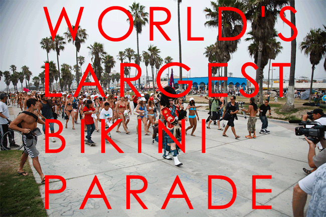 world's largest bikini parade photo